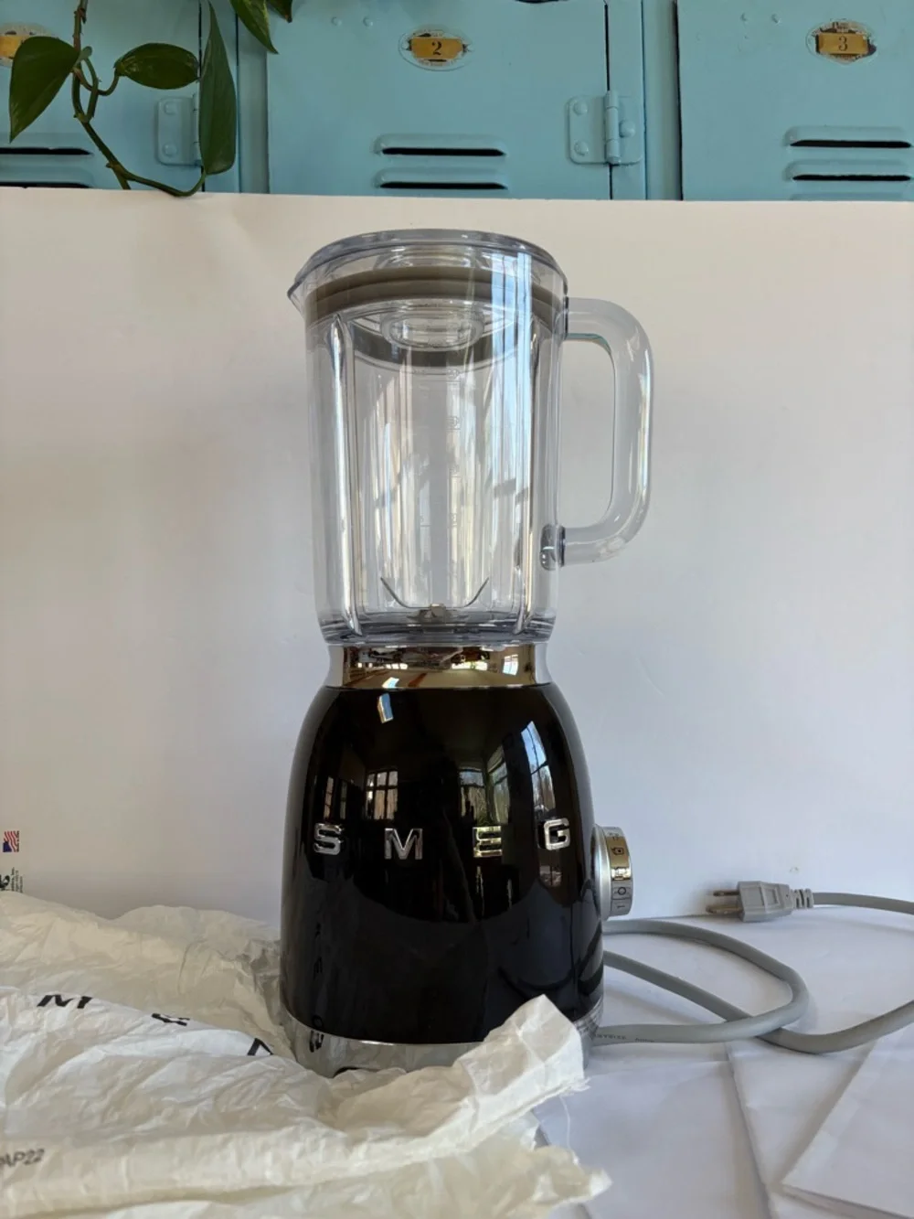 NWT SMEG 50's Style Retro Black Blender